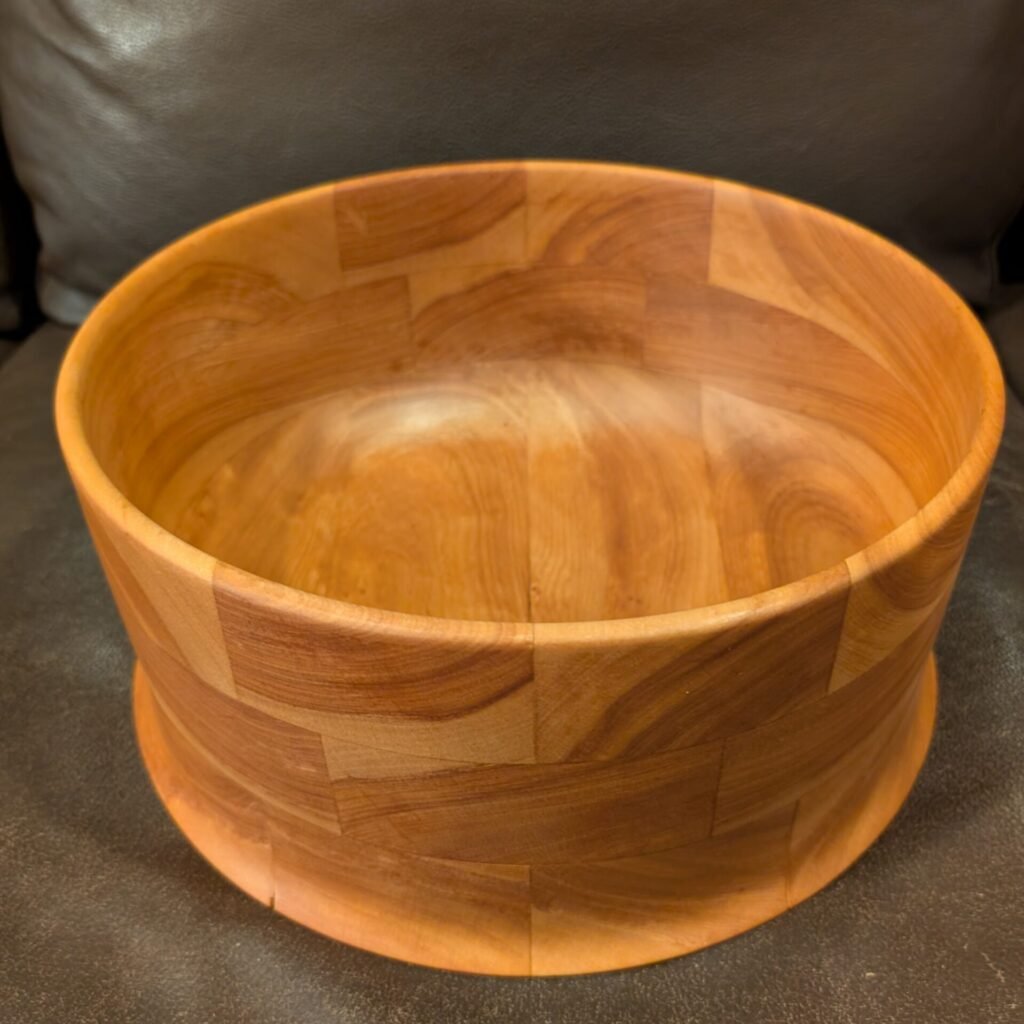 Maple bowl after refinishing.